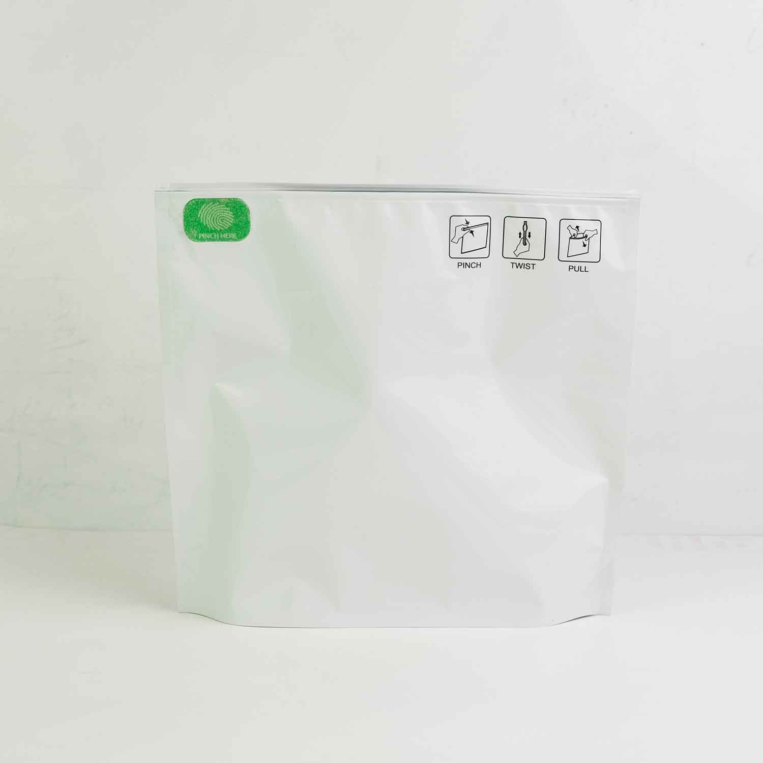 5x5 inch resealable kraft mylar lined bag