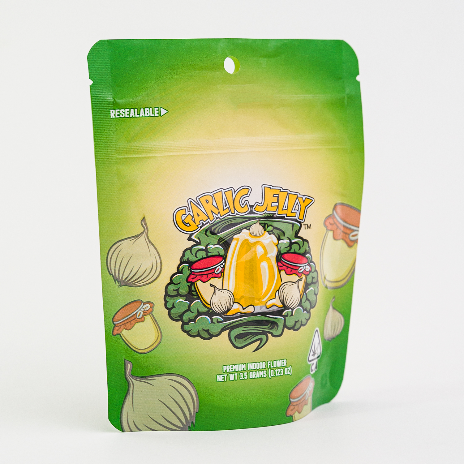 300g sandup hemp corn packaging pouches with tamper evident zipper