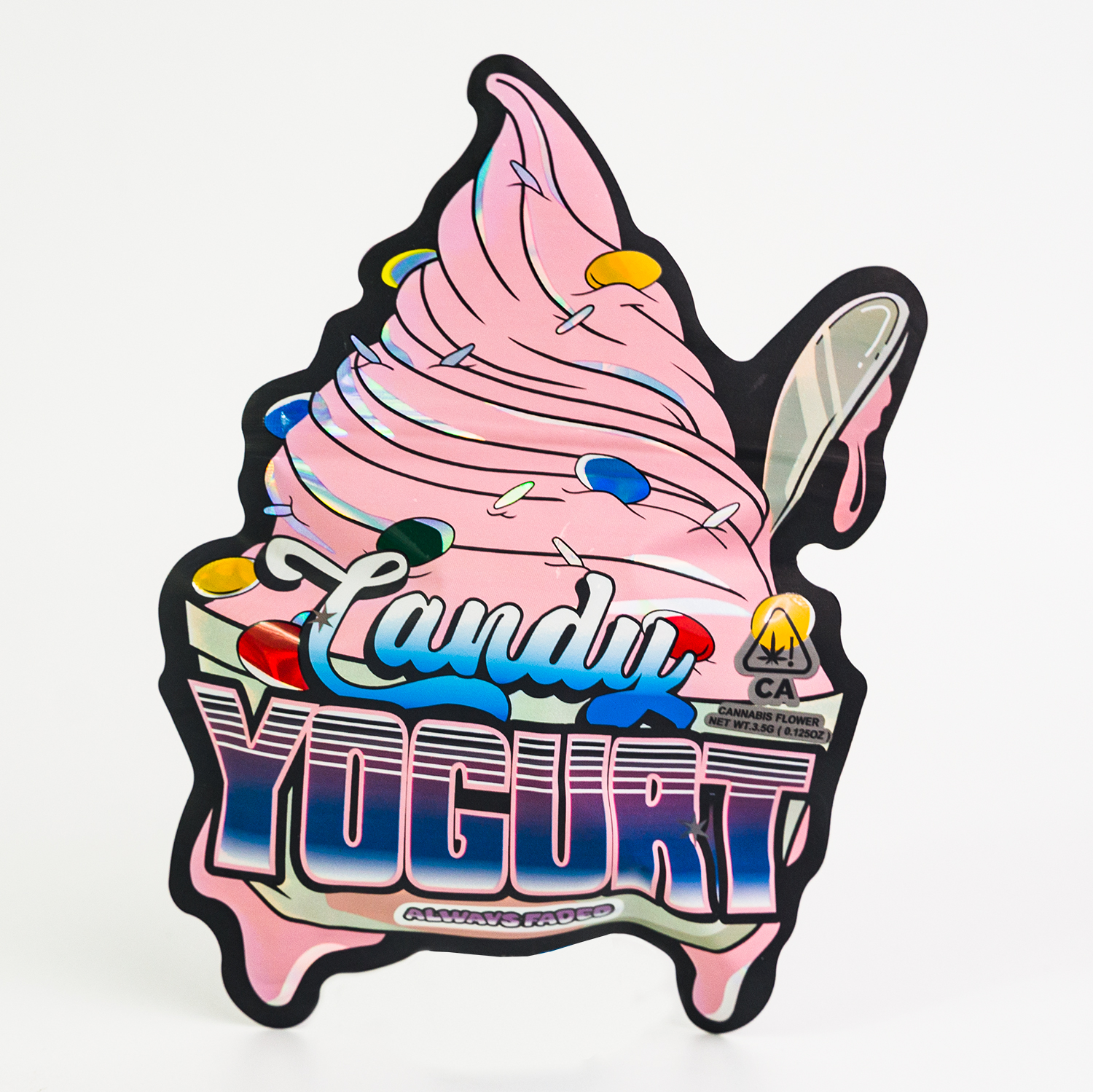 custom pinch lock scratch off premium honey mylar pouch