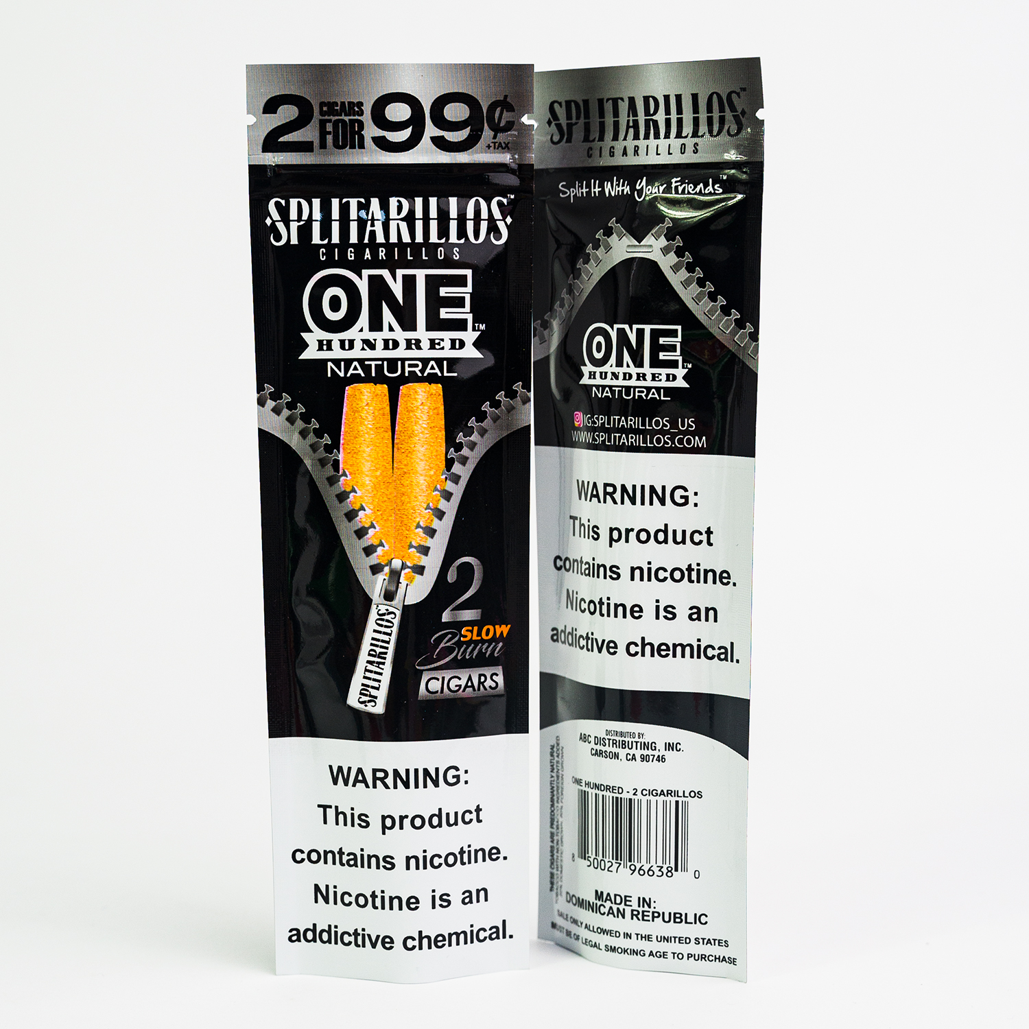 2.5x9inch mylar bag for pre roll cones packaging