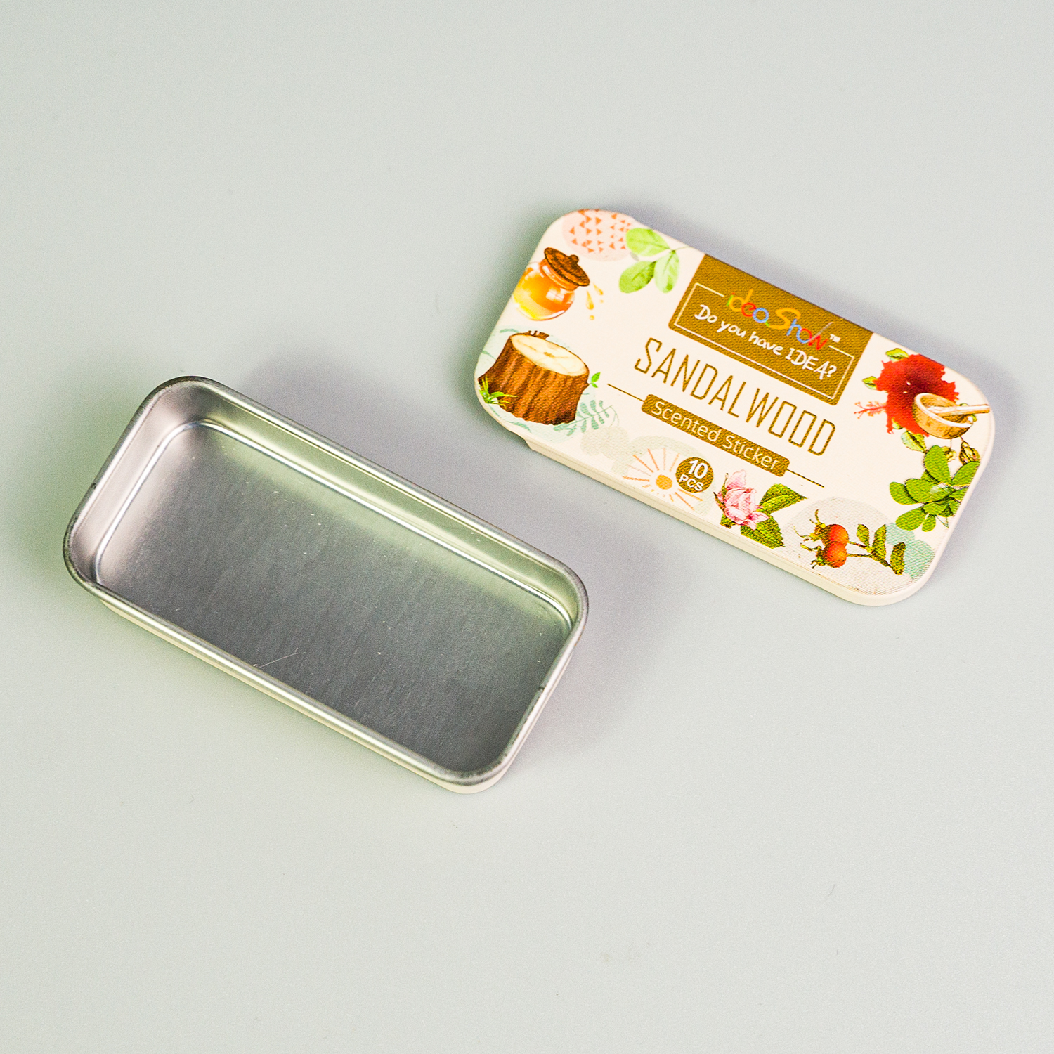 slide metal cannabis tins