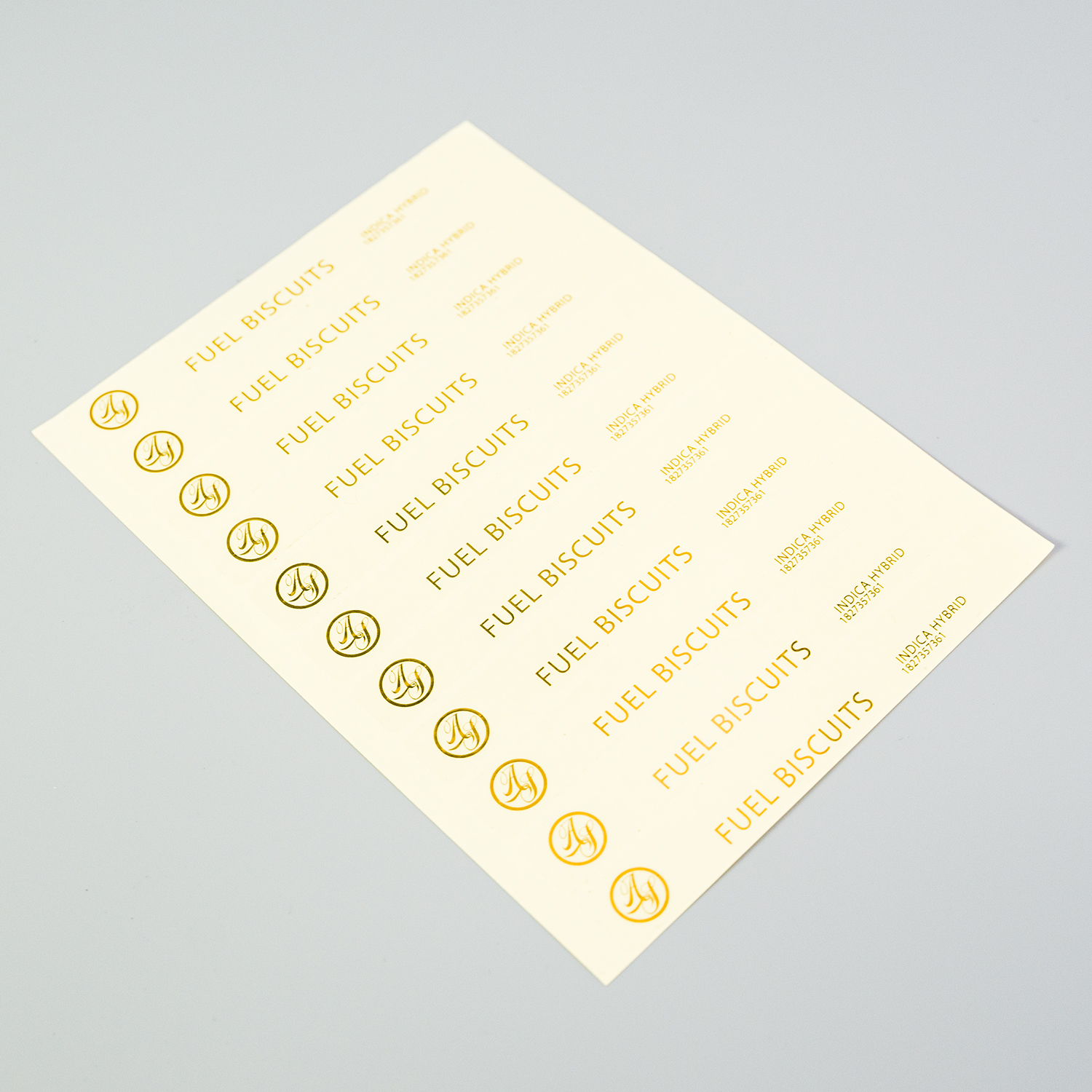 cannabis product label