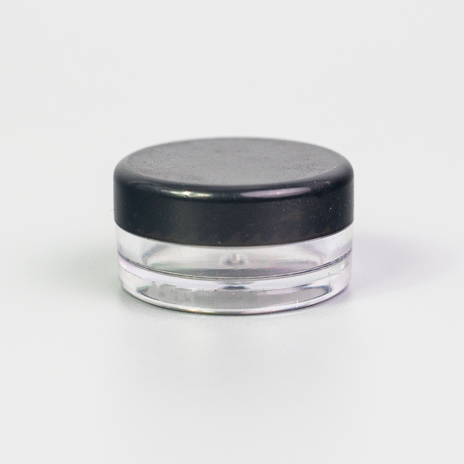 black cap concentrate glass jar