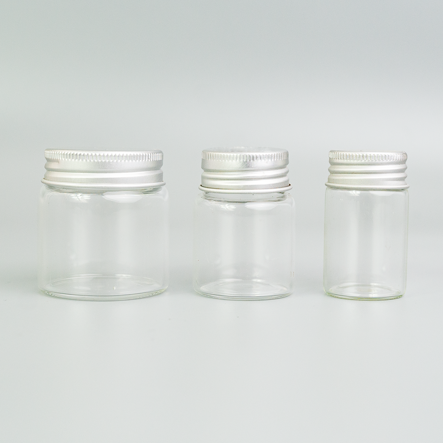 clear glass concentrate containers