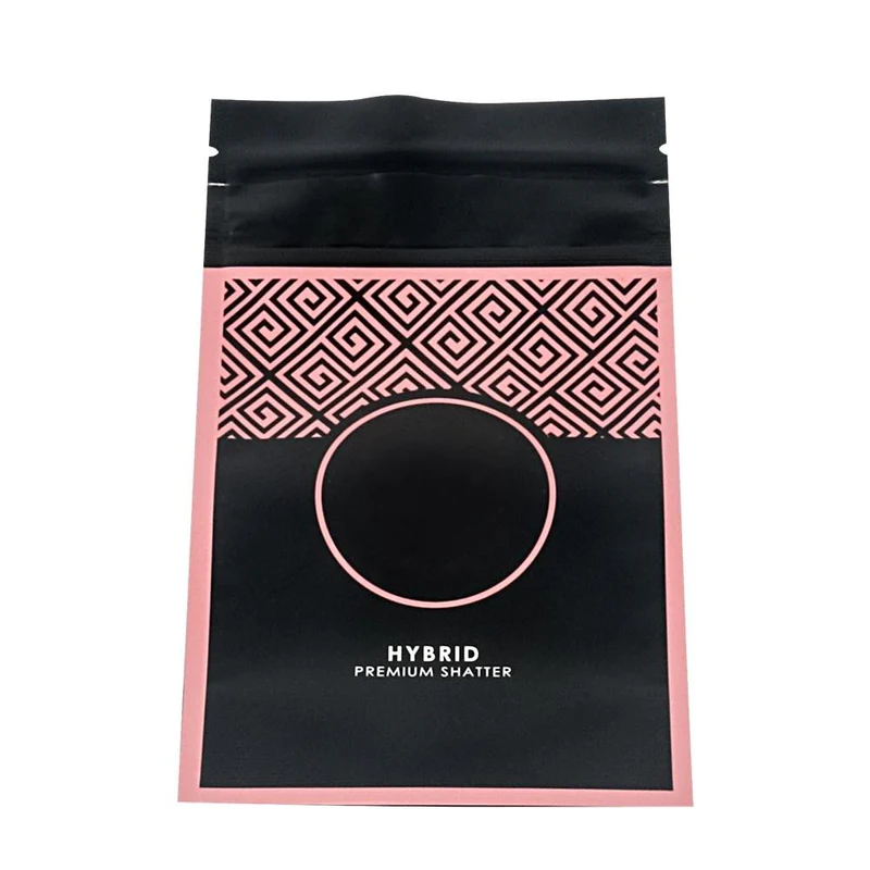 custom branded cannabis flower smell proof mylar bag