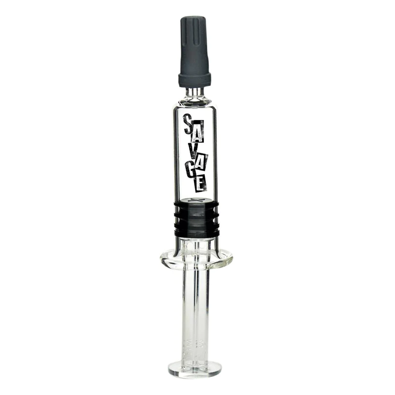custom branded glass syringe