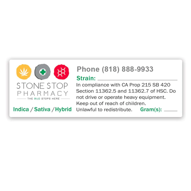 custom branded medical rx labels