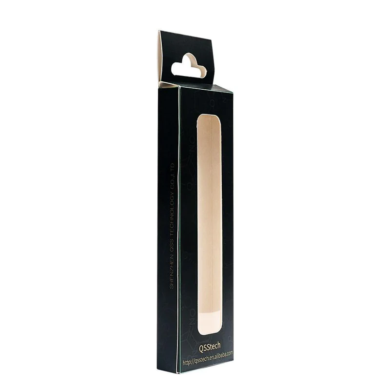 custom branded vape cartridge packaging box w/ window & hanger